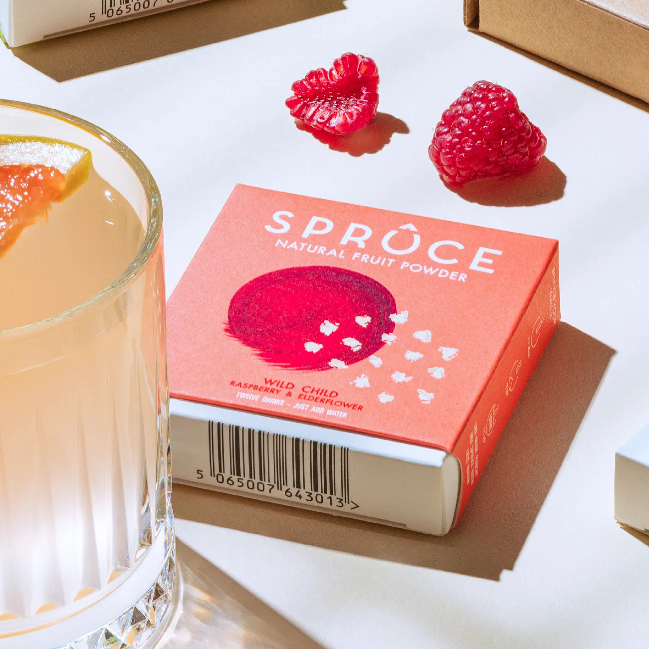 Spruce Raspberry & Elderflower Water Enhancers (12 serves)