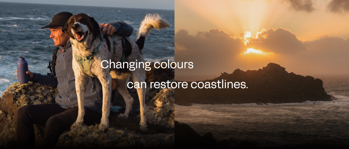 Changing colours can restore coastlines